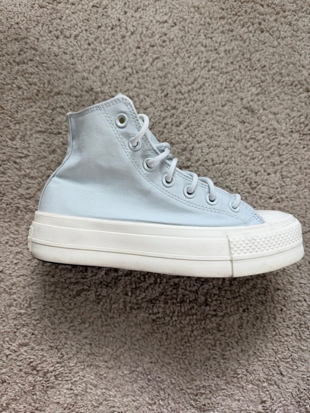 Converse Chuck Taylor All Star Move Platform High Top Light Blue Womens Size 6.5